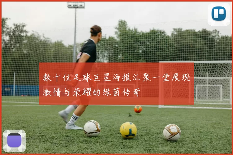 数十位足球巨星海报汇聚一堂展现激情与荣耀的绿茵传奇